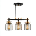 Luminaire suspendu moderne en métal chromé avec abat-jour en verre opalin 60 x 10 x 30cm