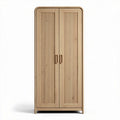 Armoire en bois avec portes à lamelles dimensions 80 x 40 x 180cm